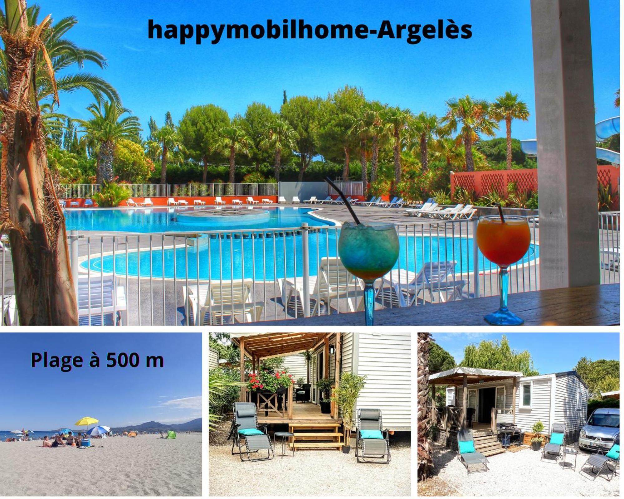 Happymobilhome Argeles-Sur-Mer -Plage A 500M- Camping 4 Etoiles Del Mar Exterior foto